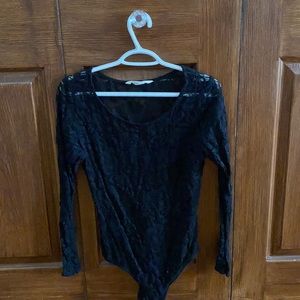 Black Lace Bodysuit